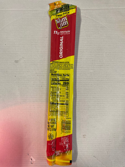 Slim Jim Original Monster 2pk 3.88oz