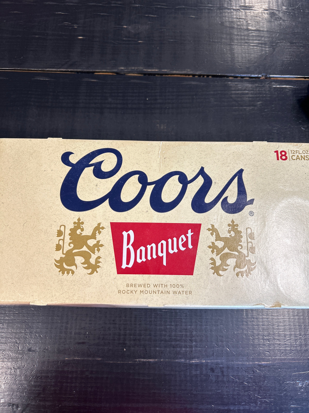 Coors Banquet 18 pk             12 oz cans