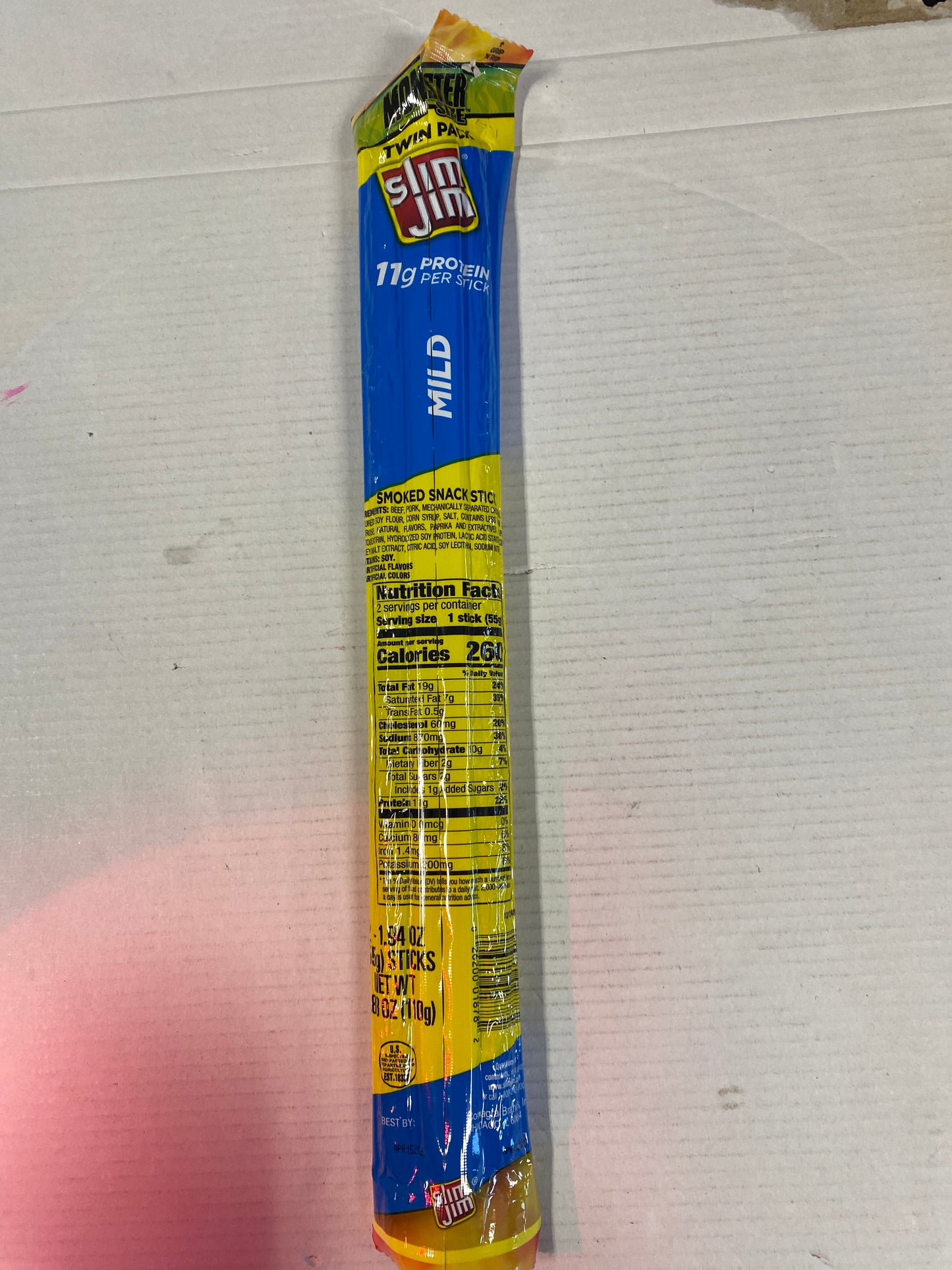 Slim Jim Mild Monster 2pk 3.88oz