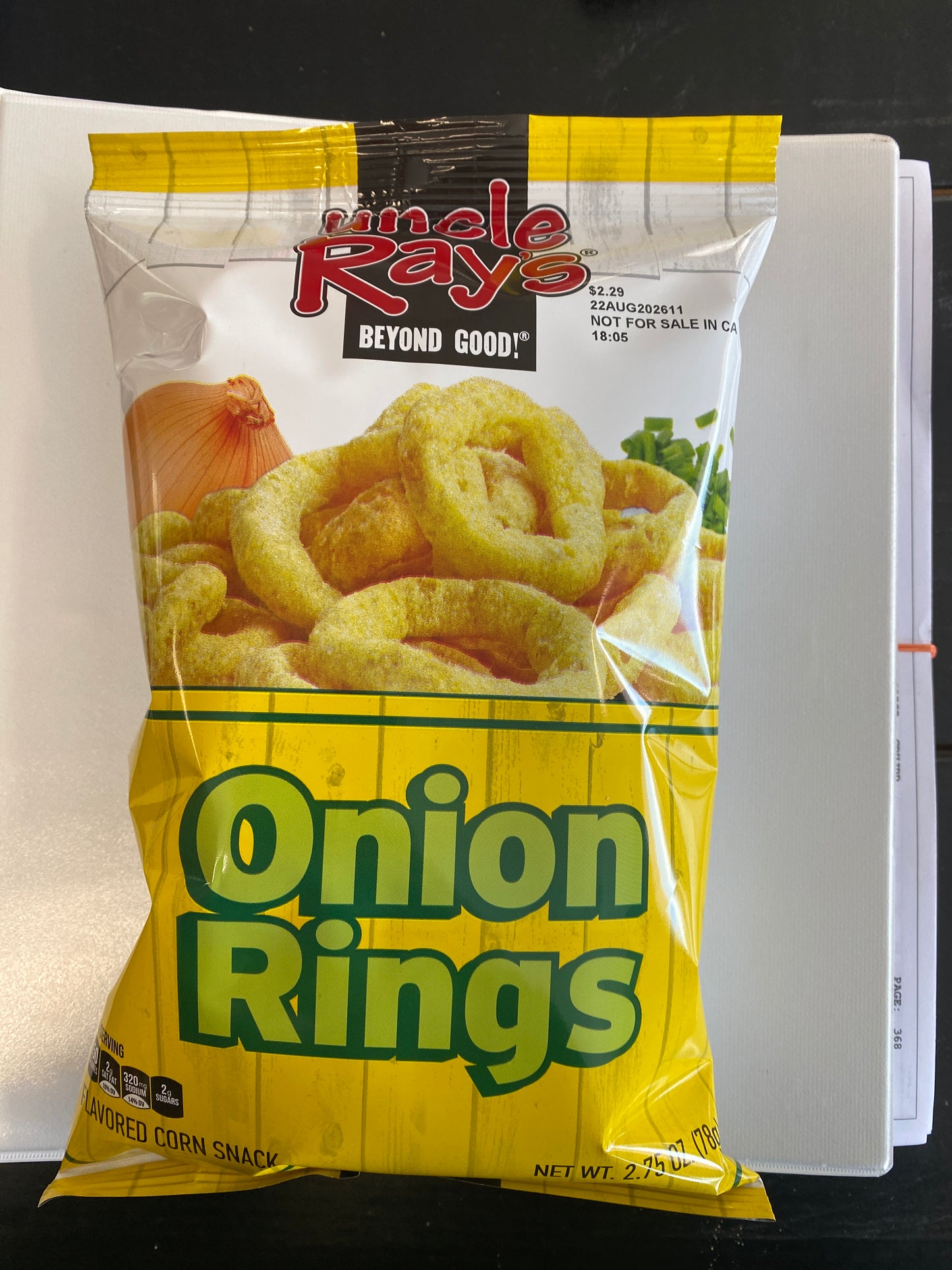 Uncle Rays Onion Rings 3oz