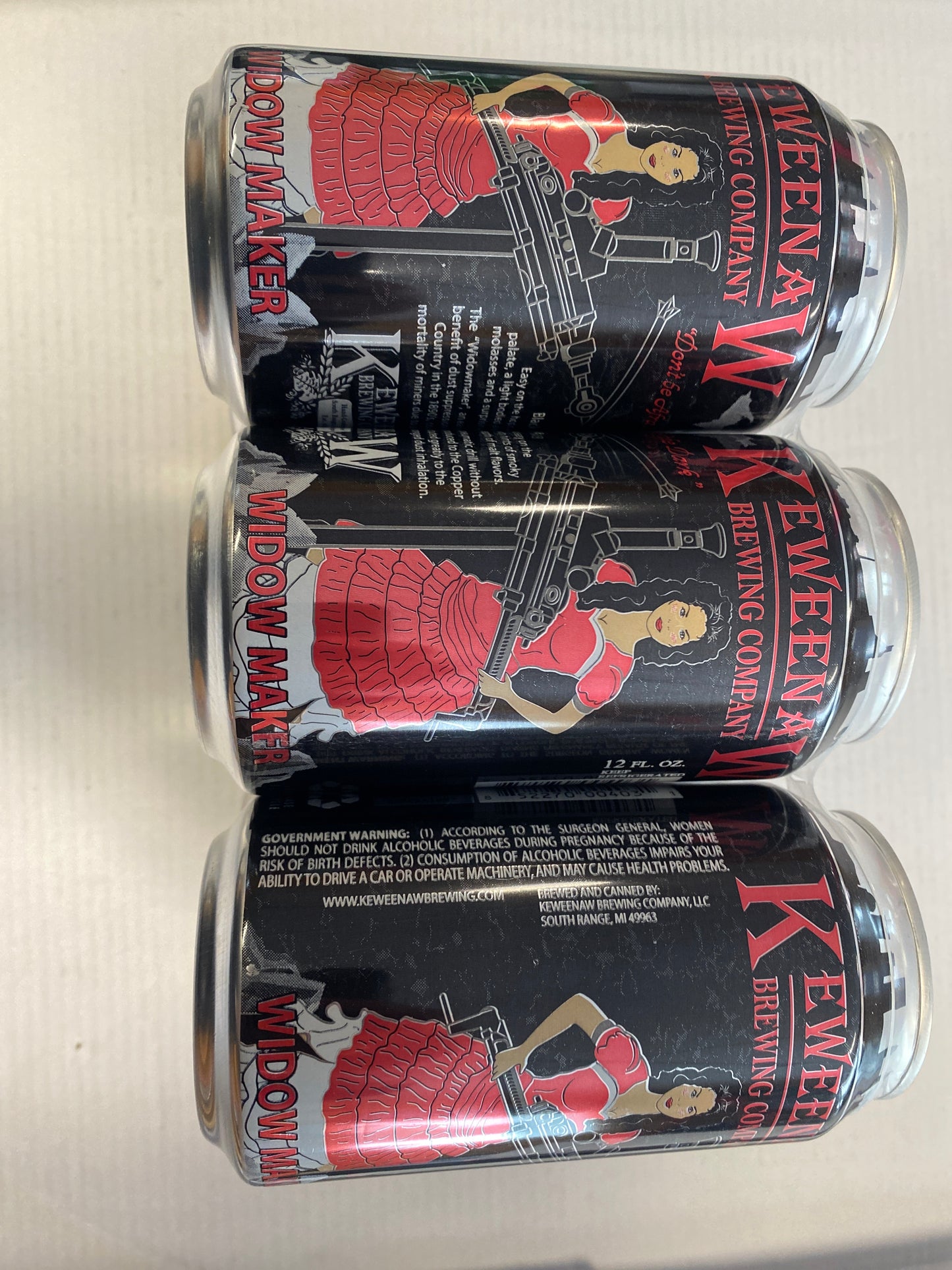Keweenaw Brewing Widow Maker 6 Pack 12oz Cans