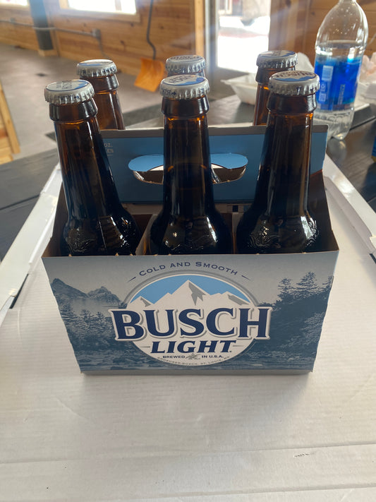 Busch Light 6 Pack 12oz Bottles