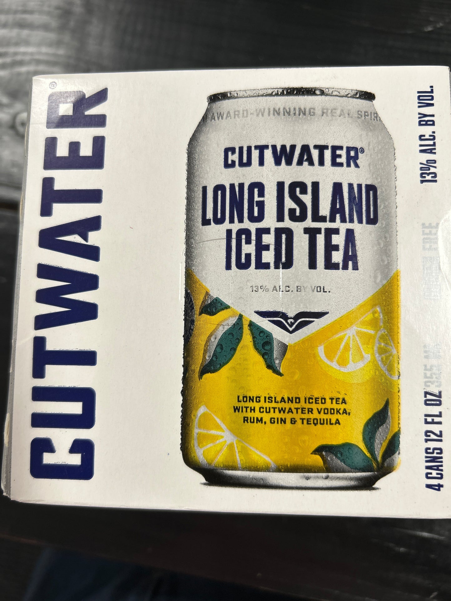 Cutwater Long Island iced tea 4 cans 12oz