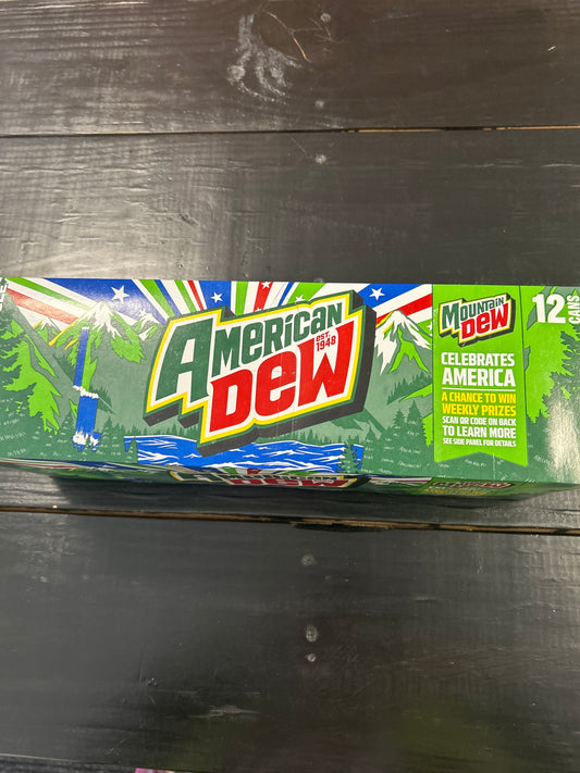 Mountain Dew 12 pack cans