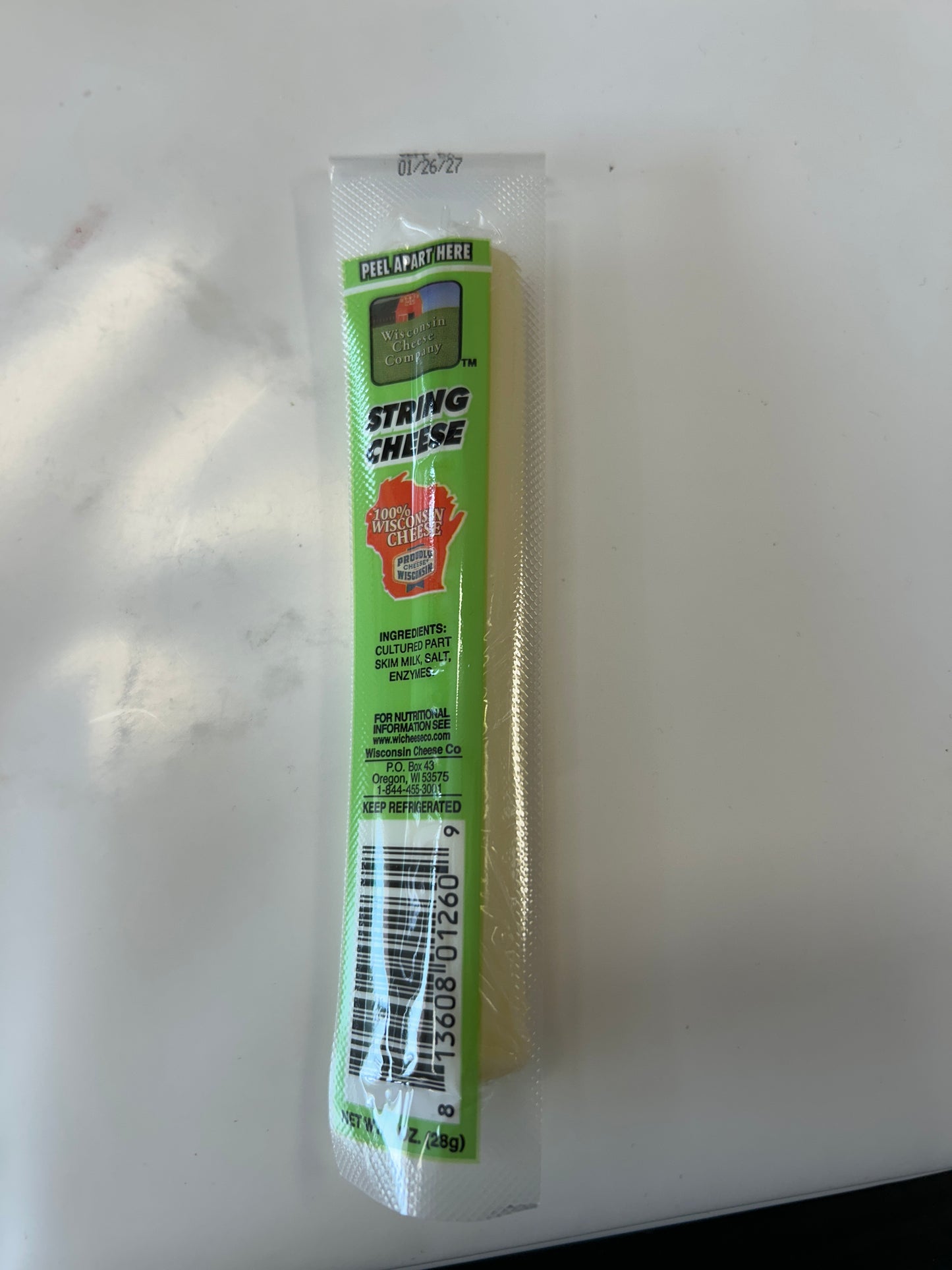 Wisconsin Cheese Company String Cheese 1 oz