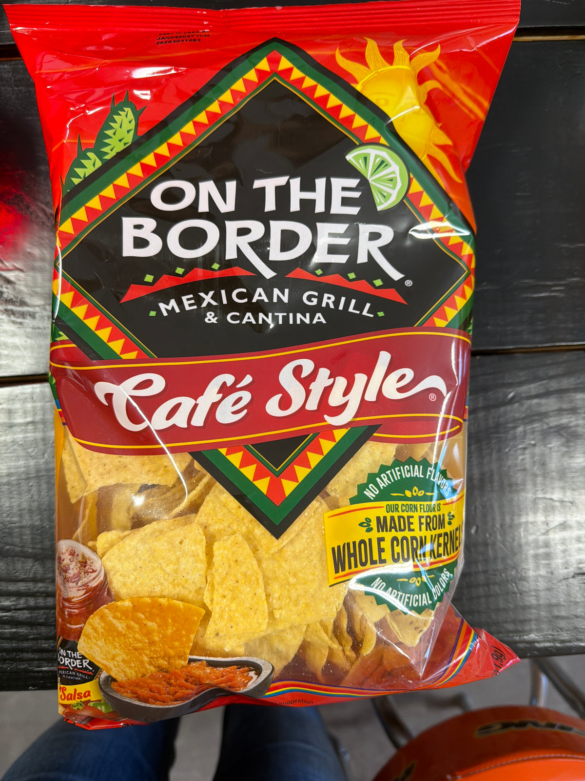 On the boarder corn chips 11oz