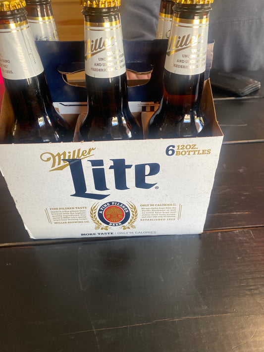 Miller Lite 6pk 12oz Bottles