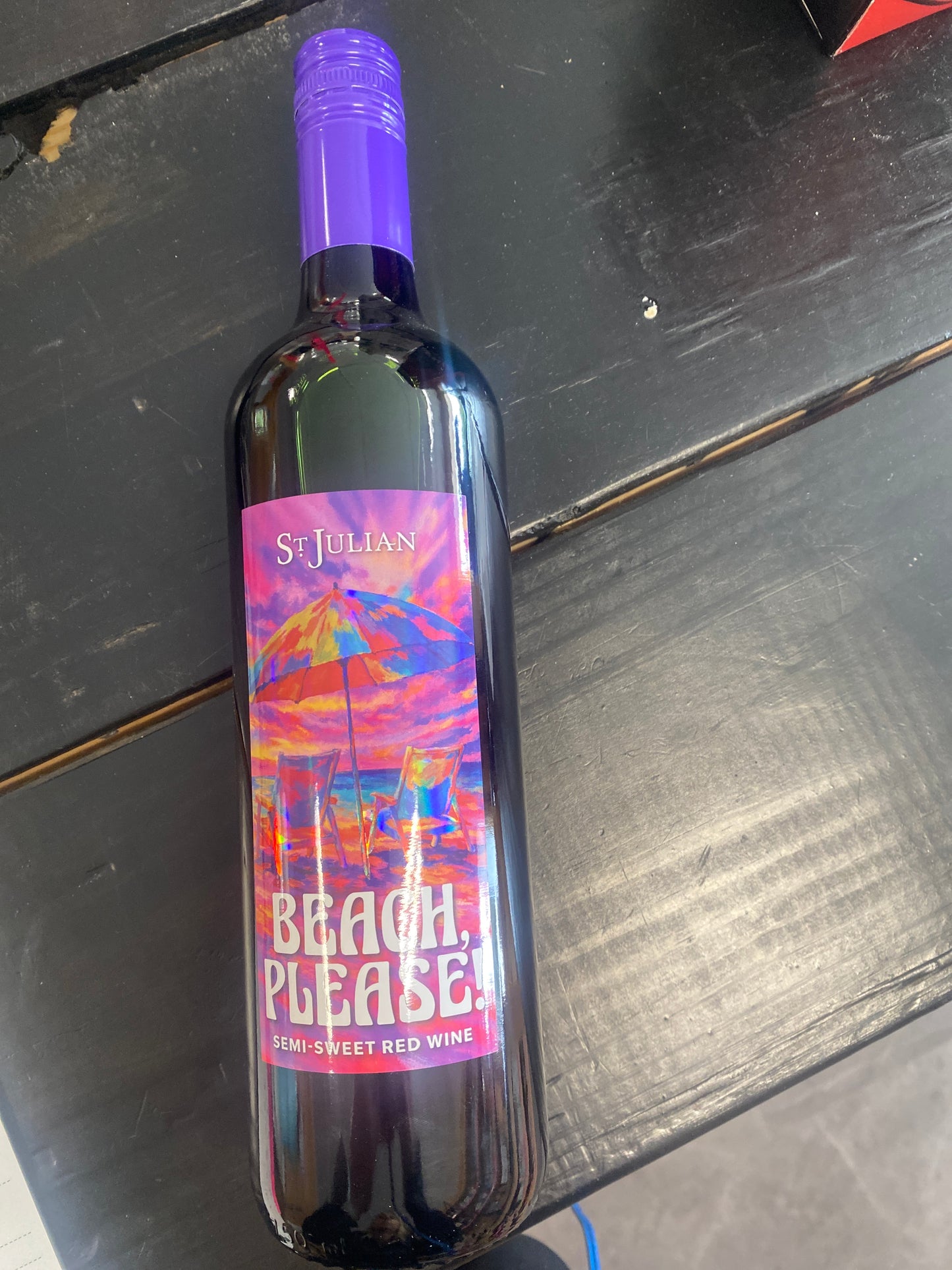 St Julian Beach Please semi sweet Red Wine 750 ml