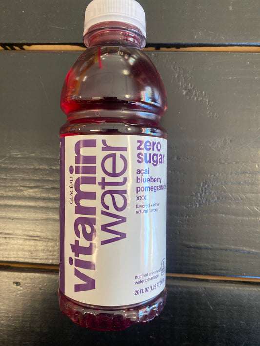 Vitamin Water Açaí Blueberry Pomegrant Xxx Zero Sugar 20oz