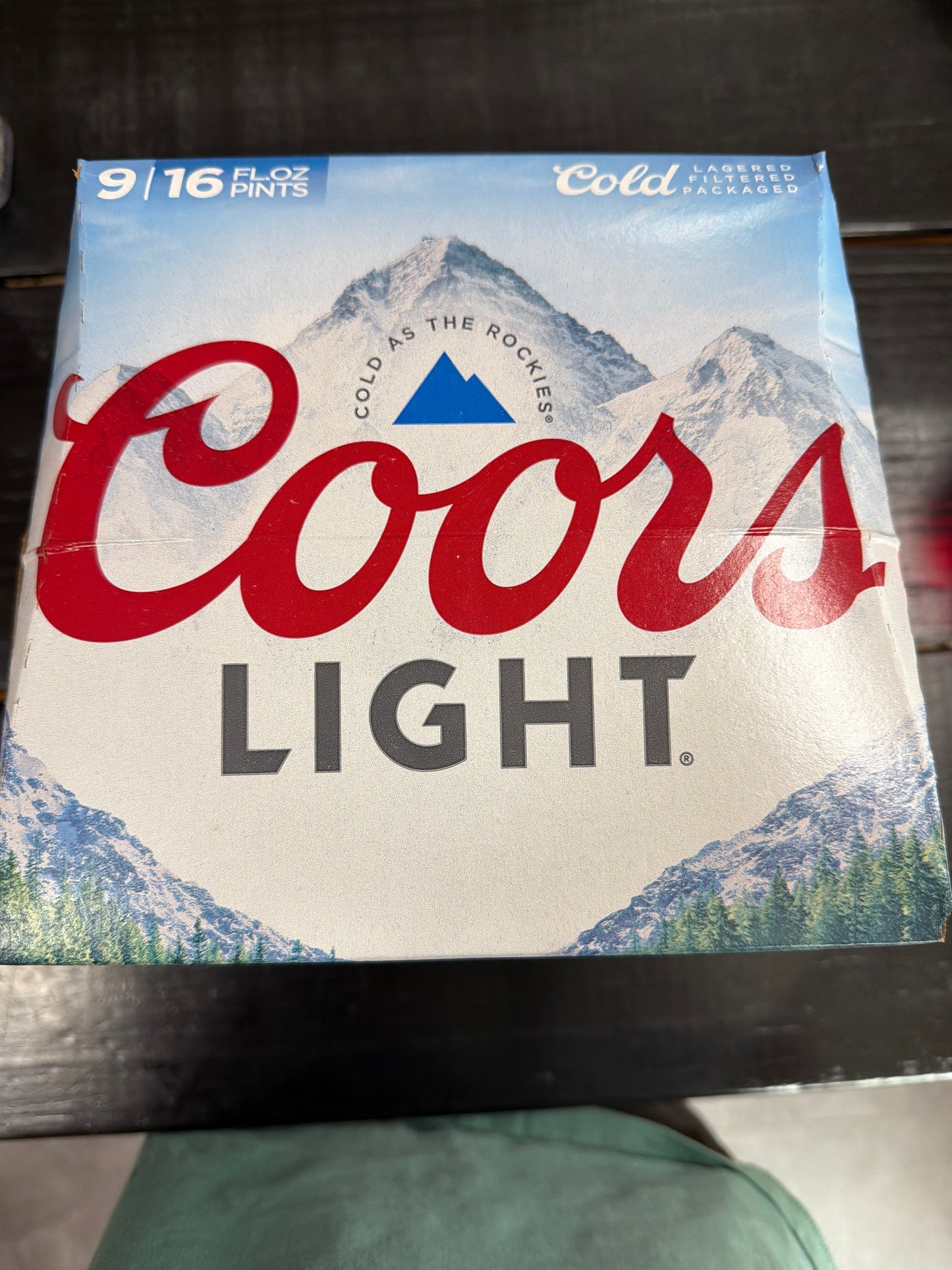 Coors Light 9pk 16oz Aluminum cans