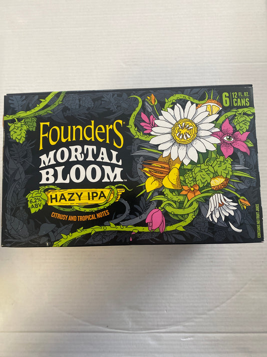 Founder’s Mortal Bloom Hazy IPA 6 Pack 12oz Cans