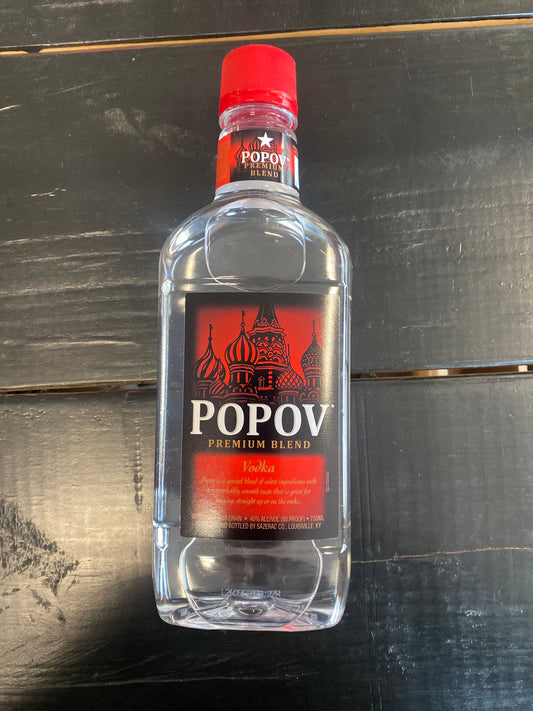 Popov 80 proof 750ml