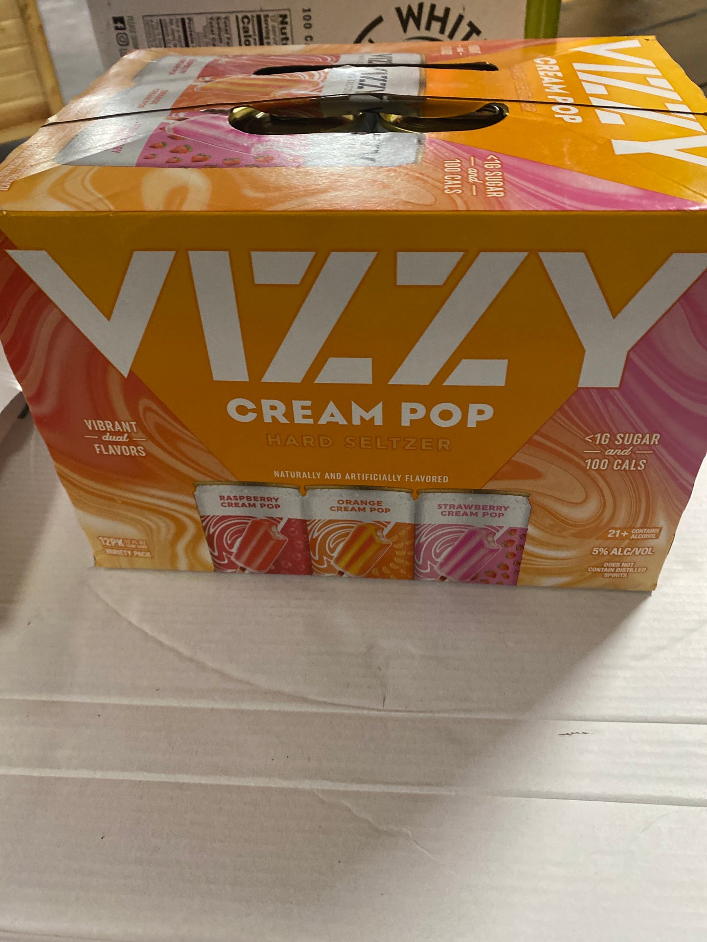 Vizzy Cream Pop Hard Seltzer 12 Pack 12oz Cans