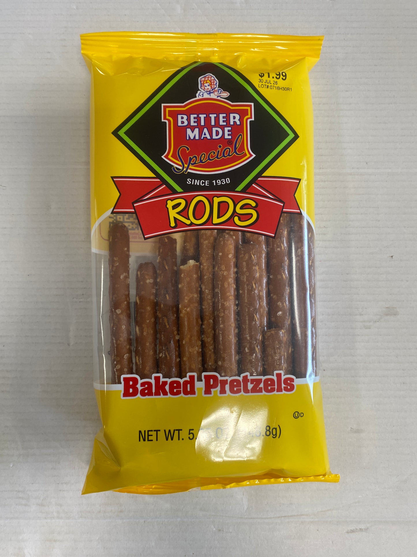 Better Made Pretzel Rods 5.25oz