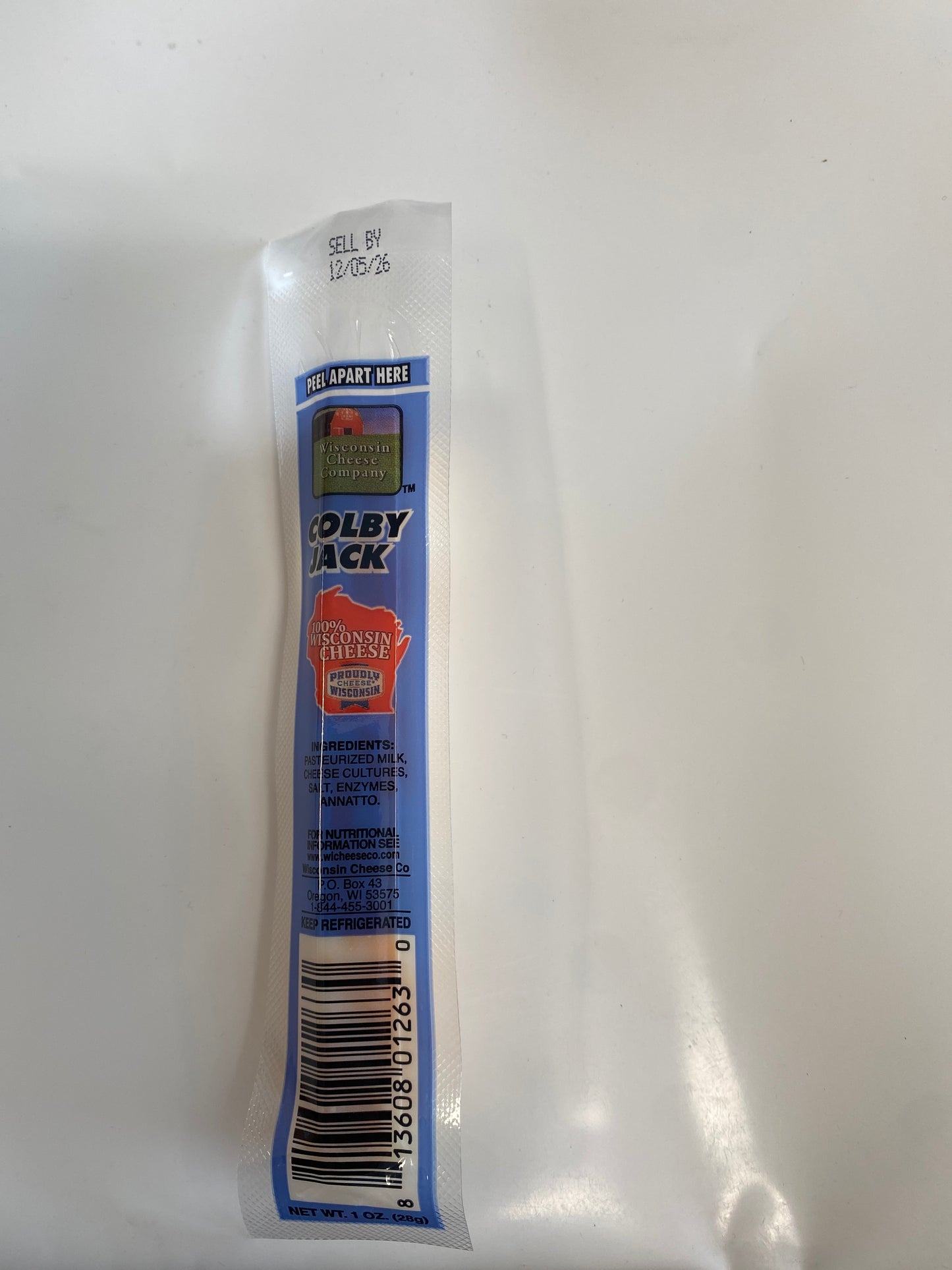 Wisconsin Cheese Colby Jack 1oz