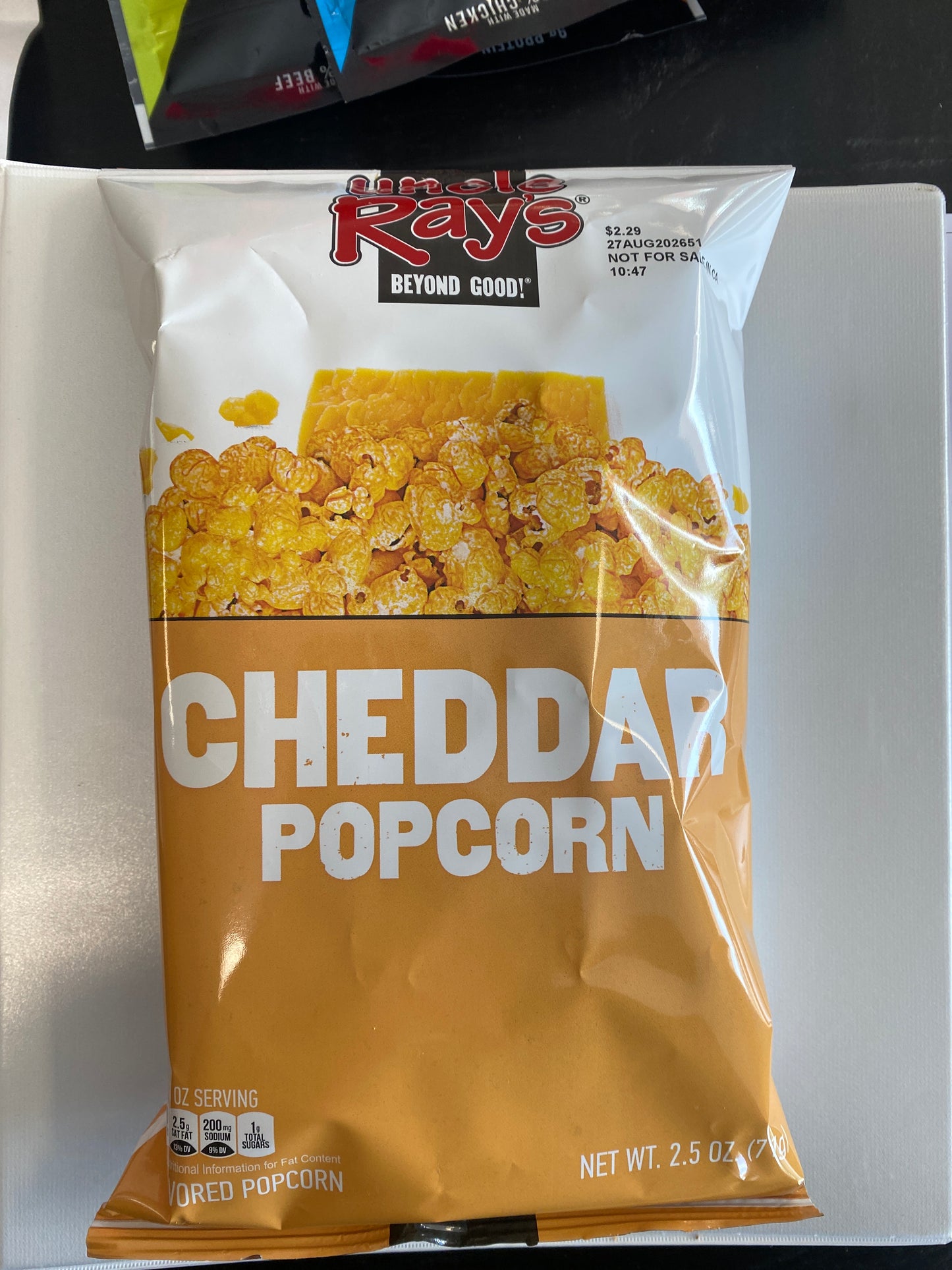 Uncle Rays Cheddar Popcorn