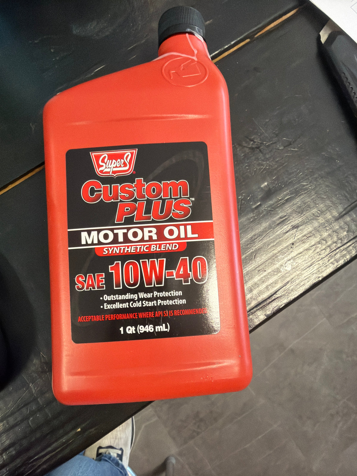 Supers custom plus motor oil 10w-40