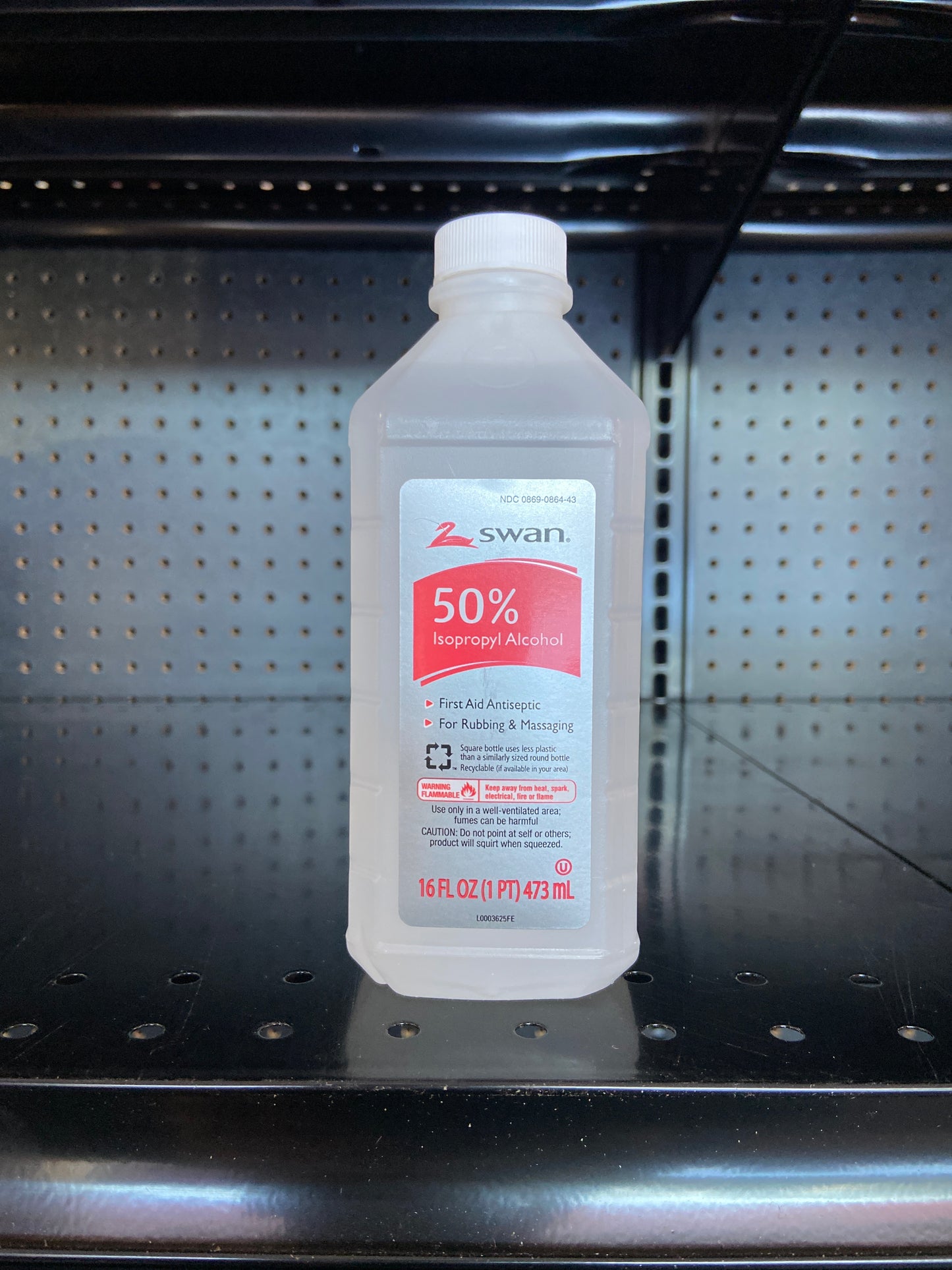 Rubbing Alcohol 50% 16oz