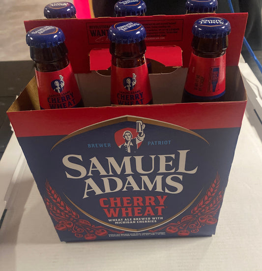Samuel Adams Cherry Wheat 6 Pack  12oz Bottles
