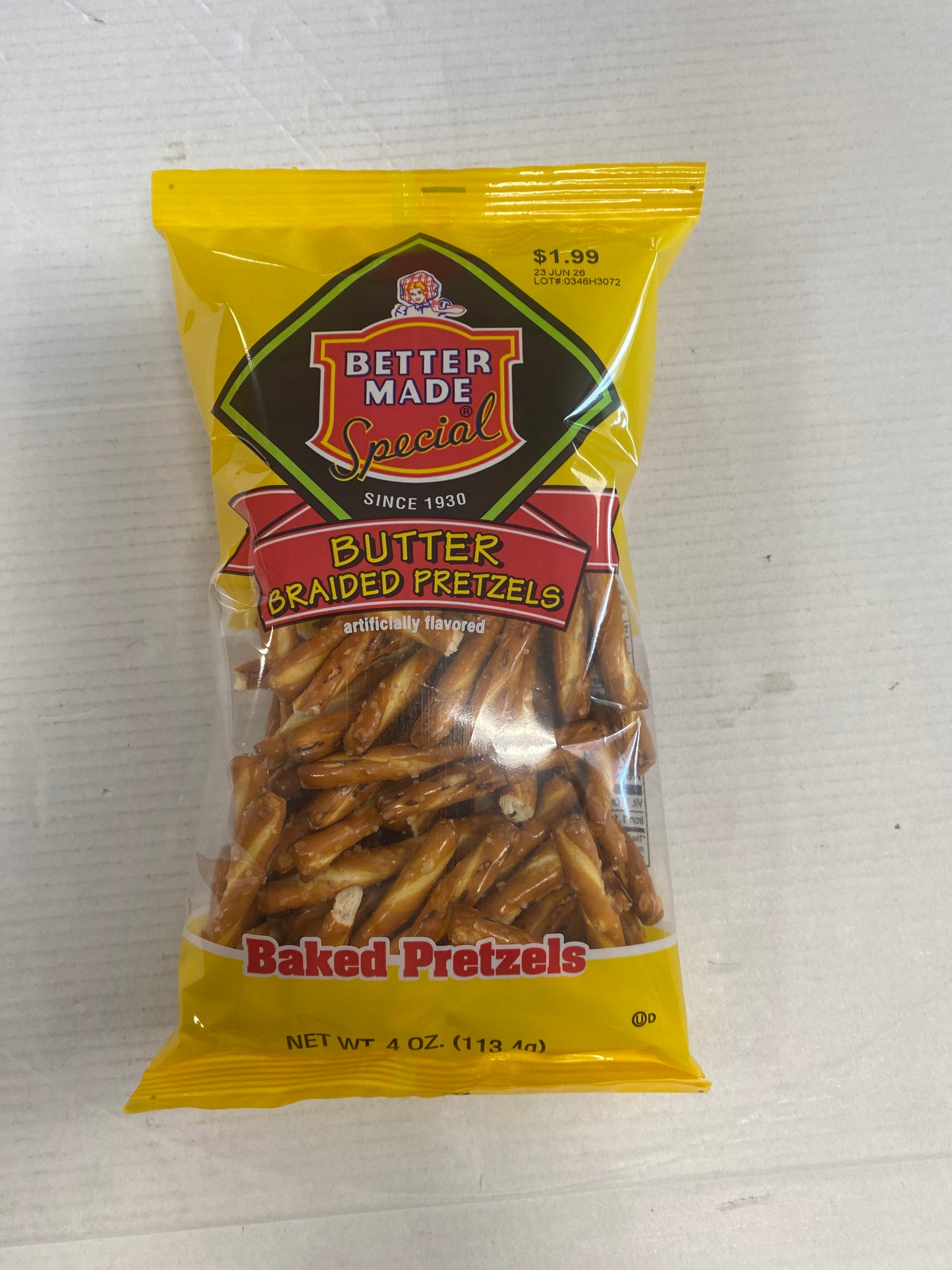 Better Made Butter Braided Pretzels 4oz