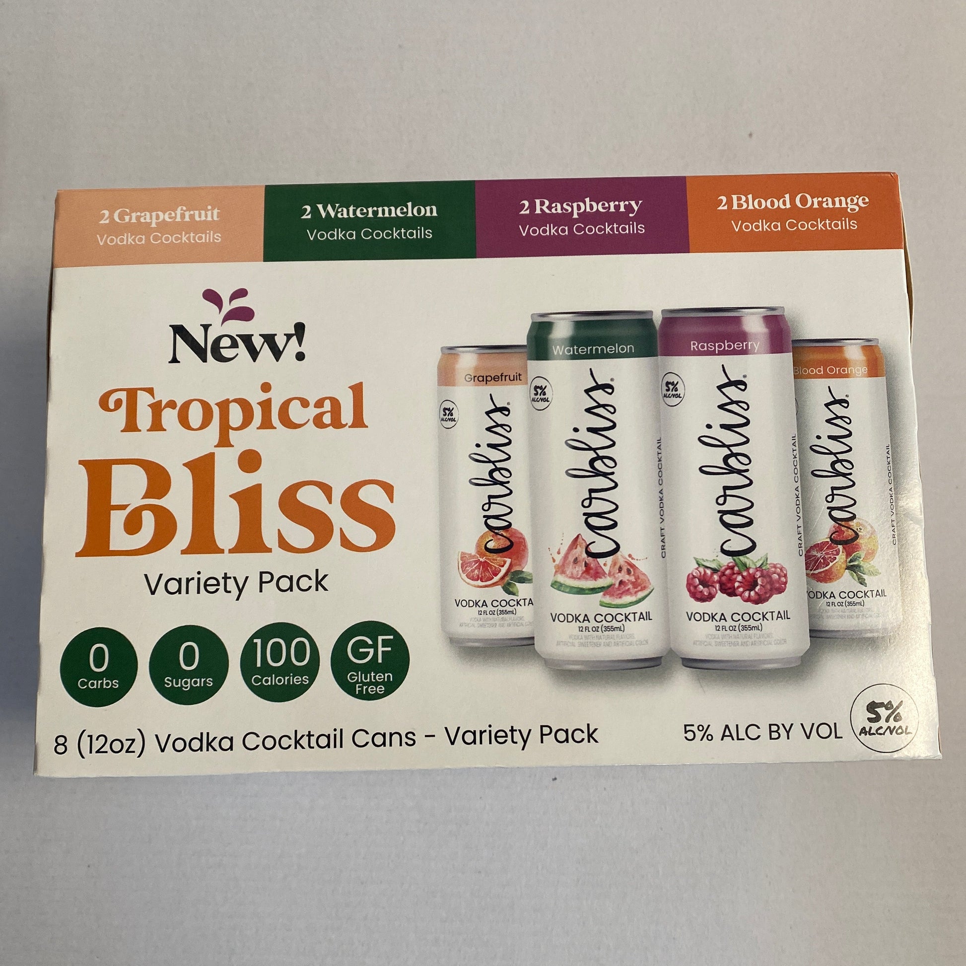 Carbliss Tropical Bliss Variety Pack