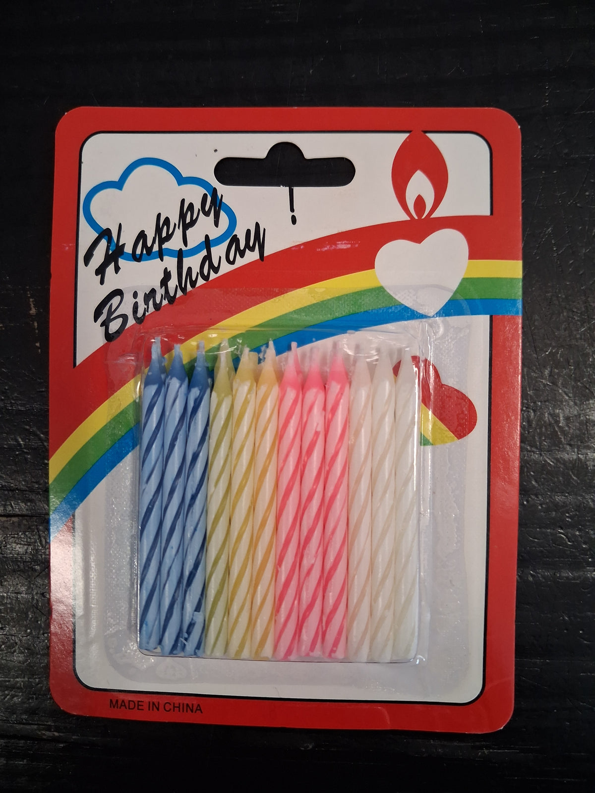 Birthday candles 24ct.
