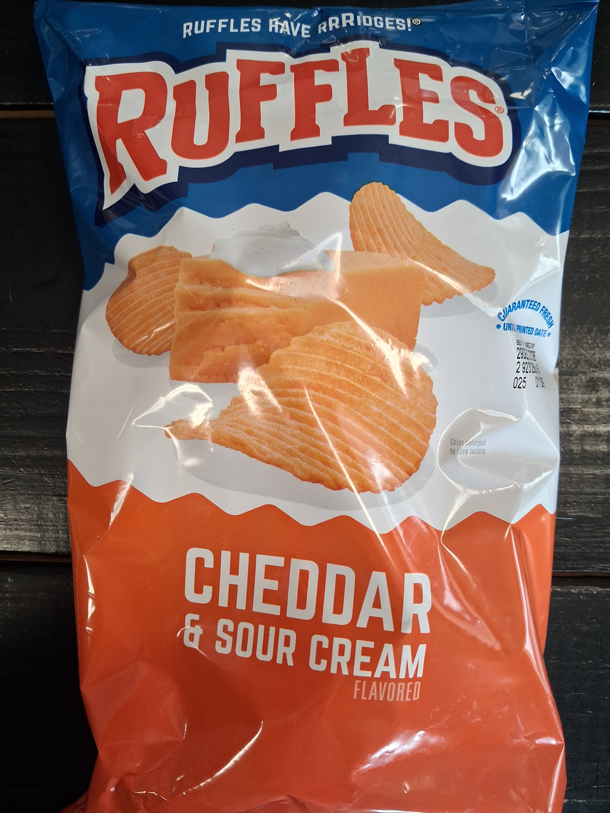 Ruffles cheddar & sour cream 8oz