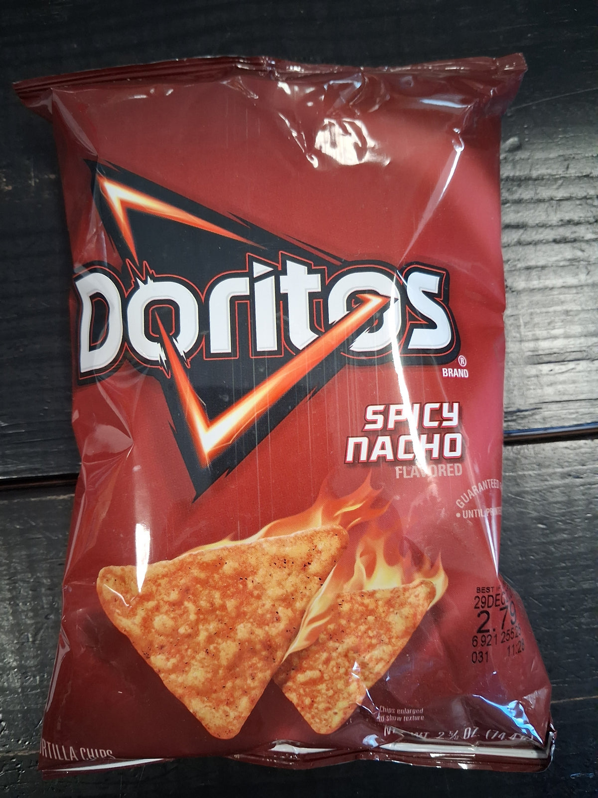 Doritos spicy nachos 2 5/8oz