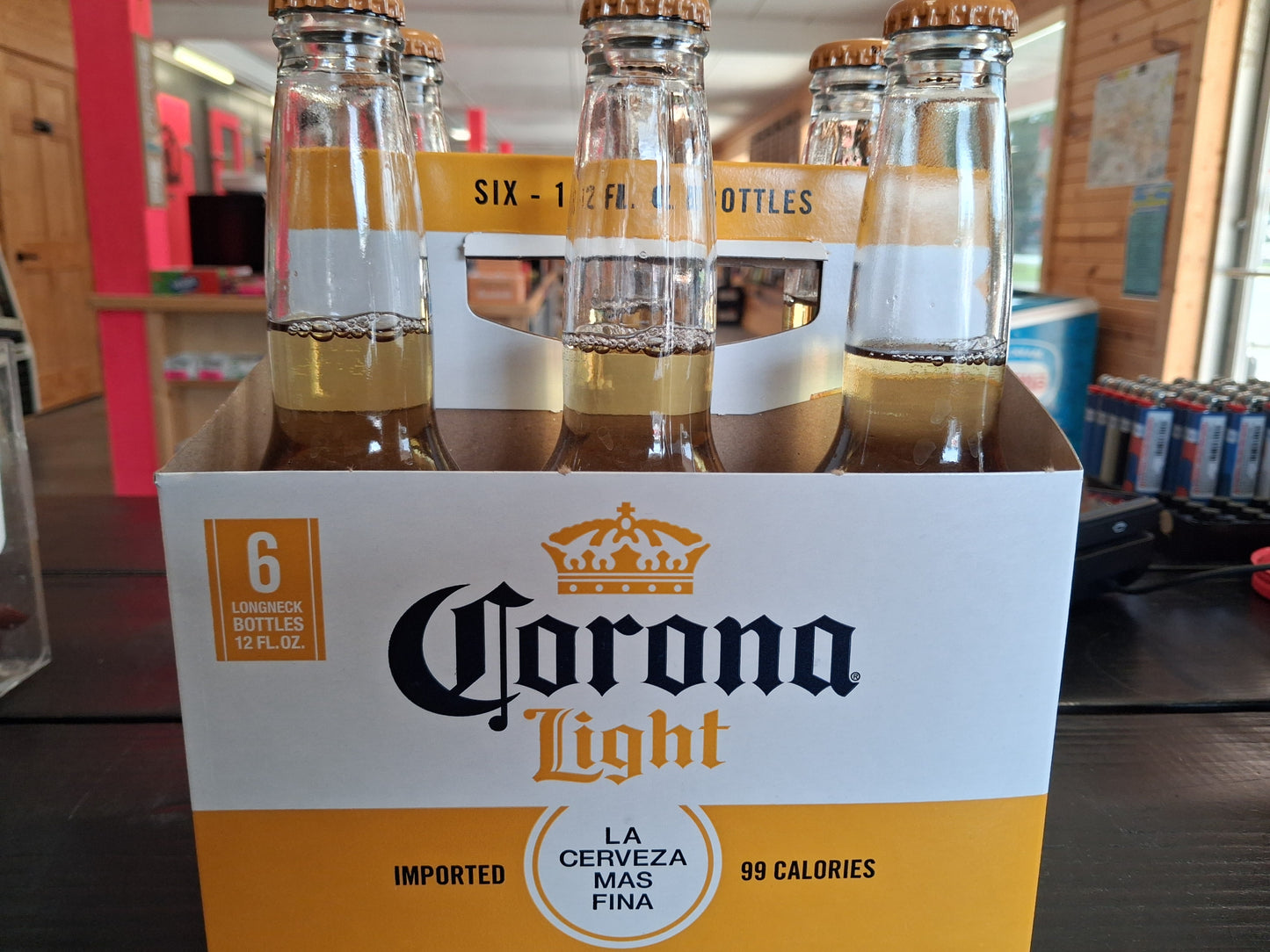 Corona light 6pk 12oz bottle